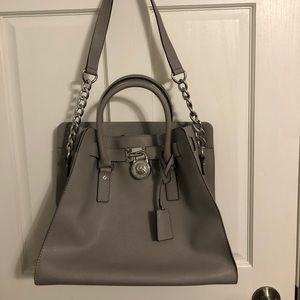 Michael Kors gray purse